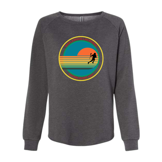 Women's Maplewood Lacrosse ITC Wave Wash Crewneck Sweatshirt