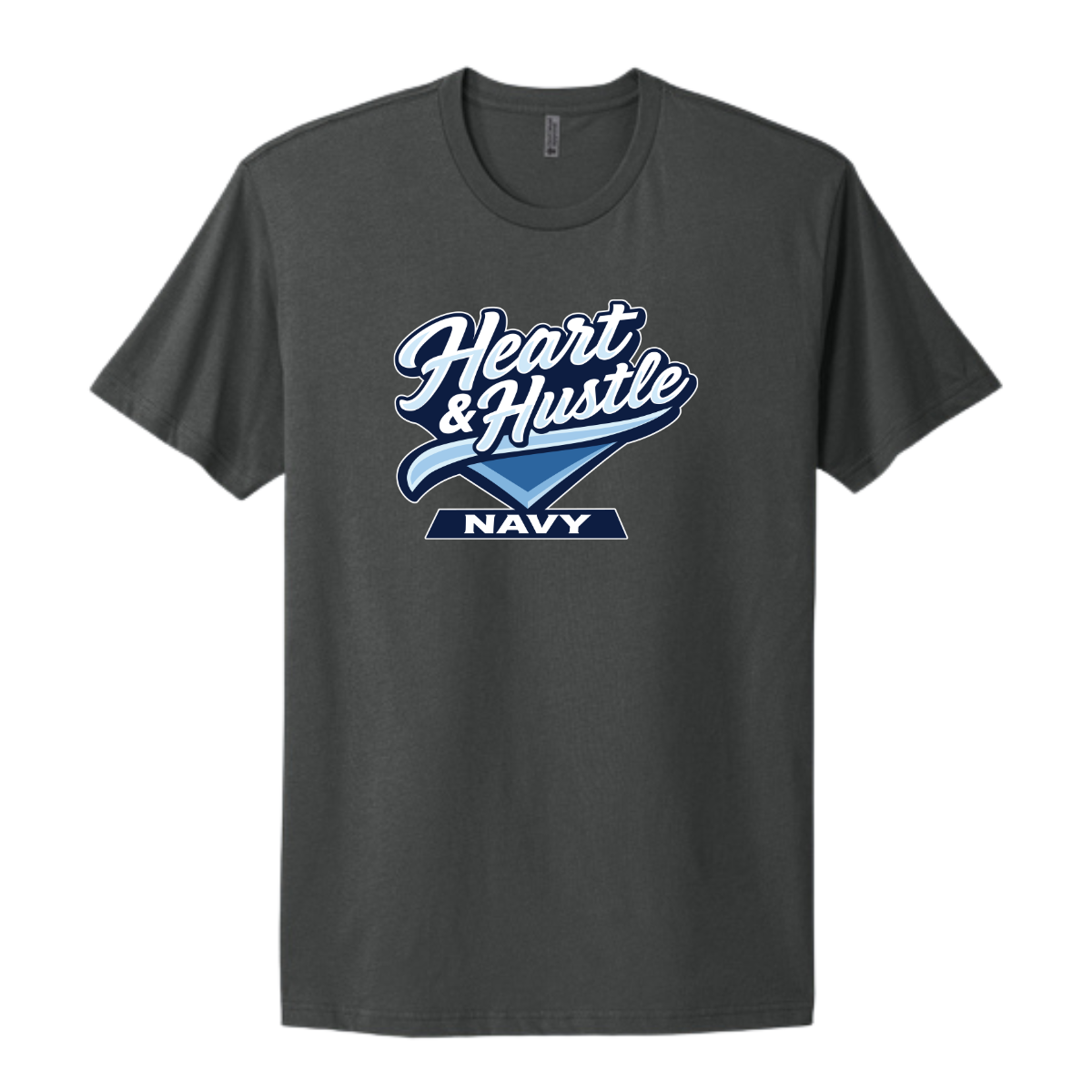 Adult Heart and Hustle Baseball Next Level Cotton T-Shirt
