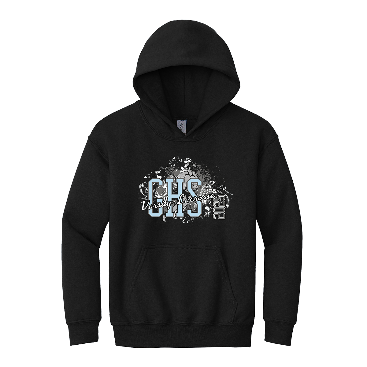 Youth Gibbs Lacrosse Gildan Hoodie