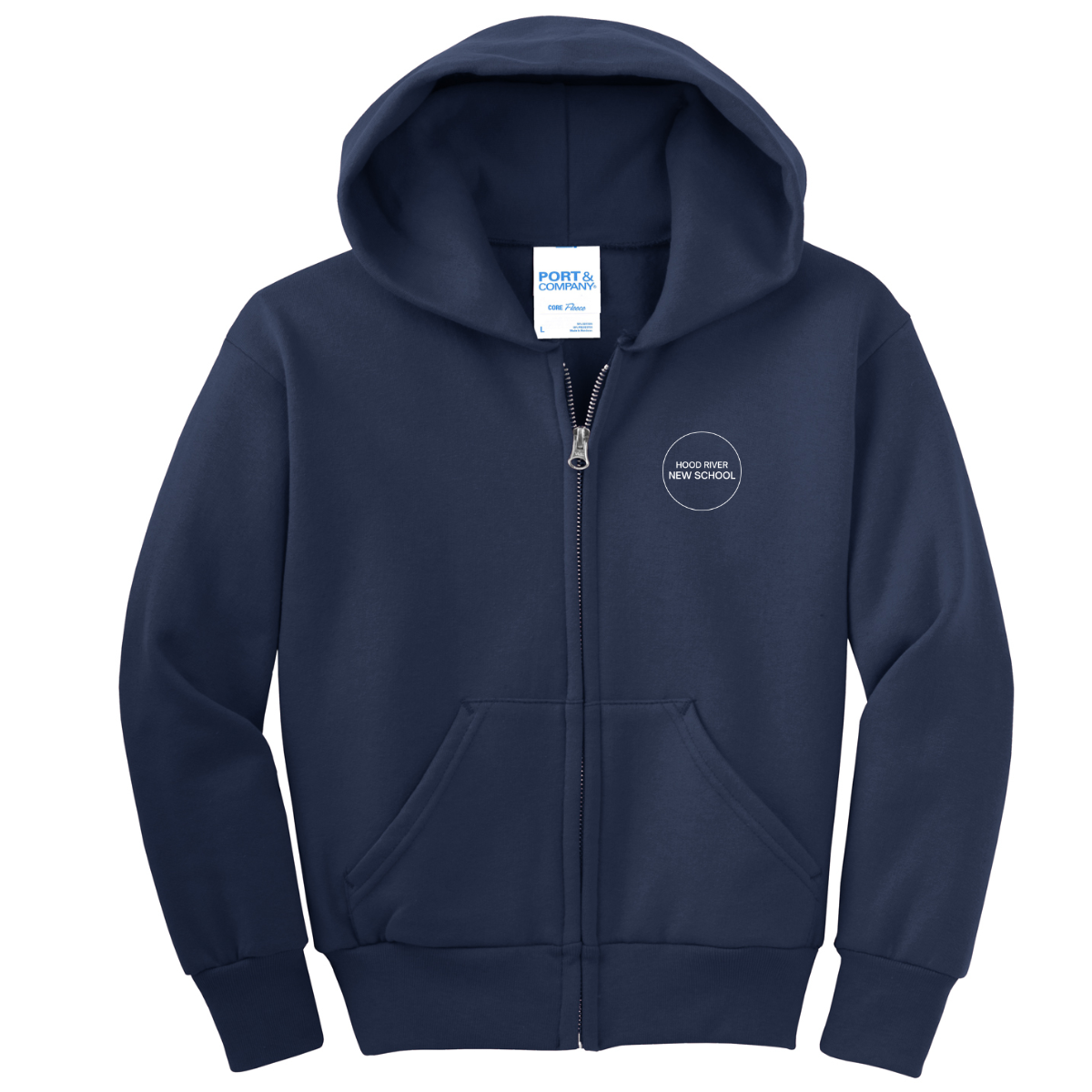 Youth Hood River New School Full Zip Fleece Hoodie