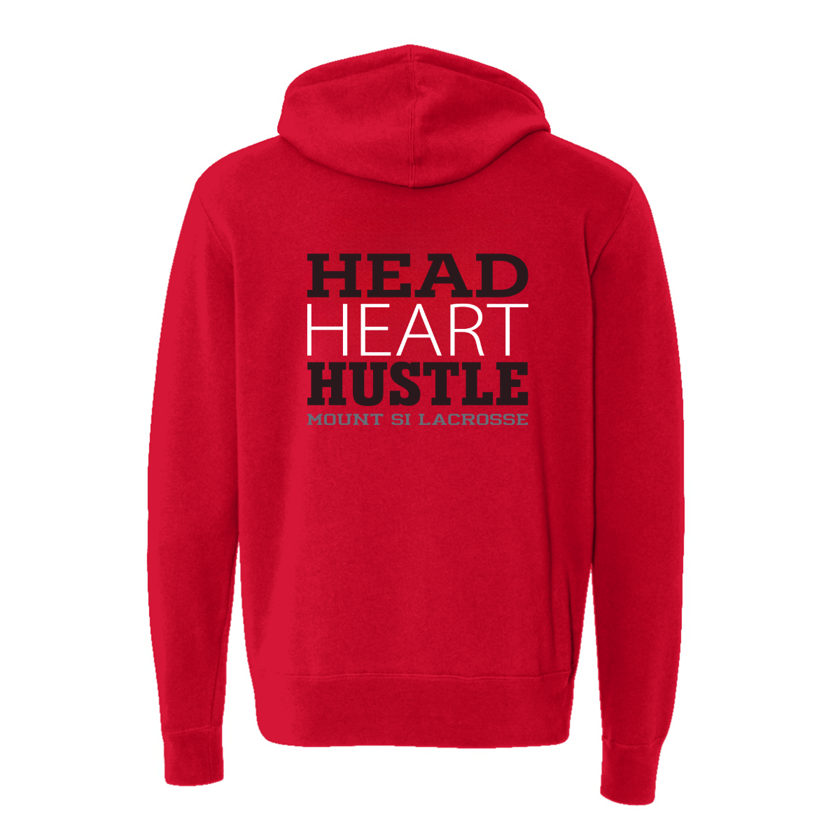 Adult Mt Si Lacrosse Fleece Zip Up Hoodie
