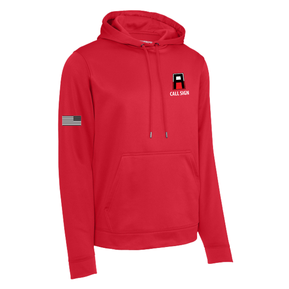 Personalizable - Adult First Army Sport-Tek Sport-Wick Fleece Hoodie