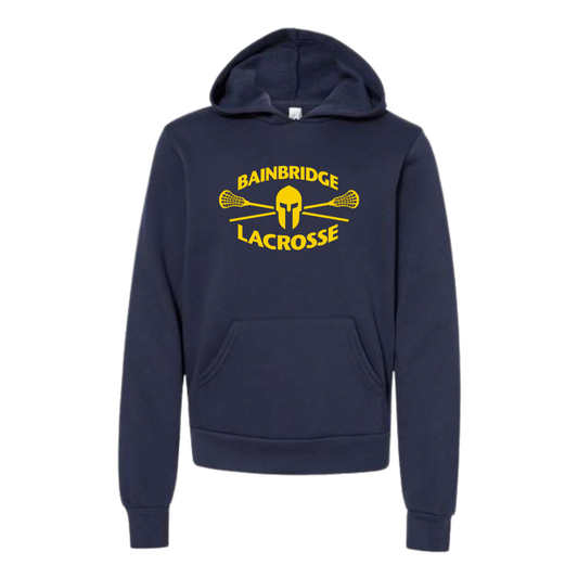 Youth Bainbridge Boys Lacrosse Bella + Canvas Sponge Fleece Hoodie