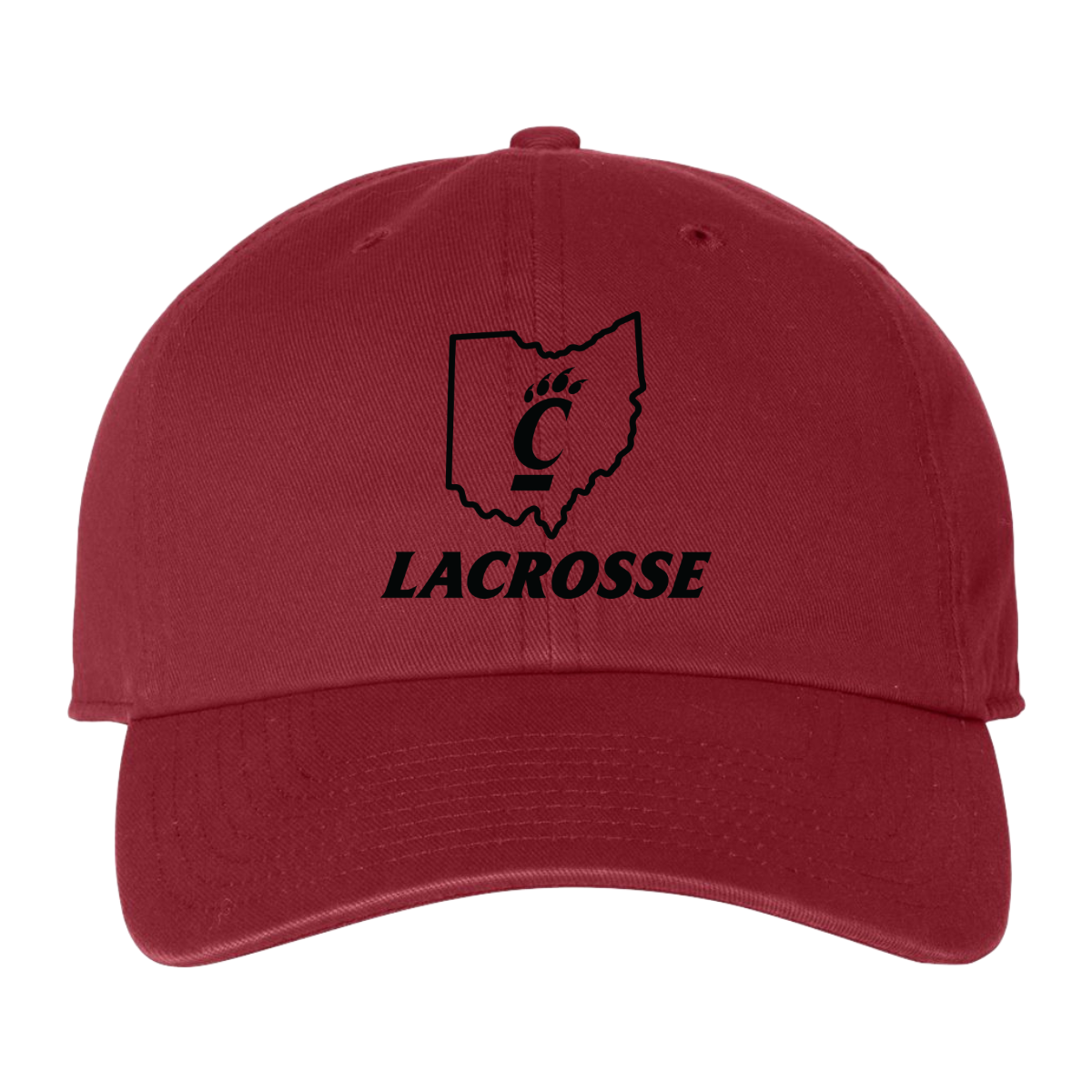 University of Cincinnati Men’s Lacrosse 47 Clean Up Cap