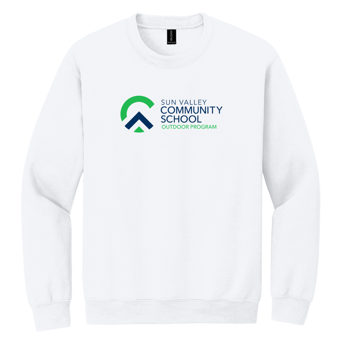 Adult Sun Valley Community School Outdoor Program Gildan Heavy Blend Crewneck