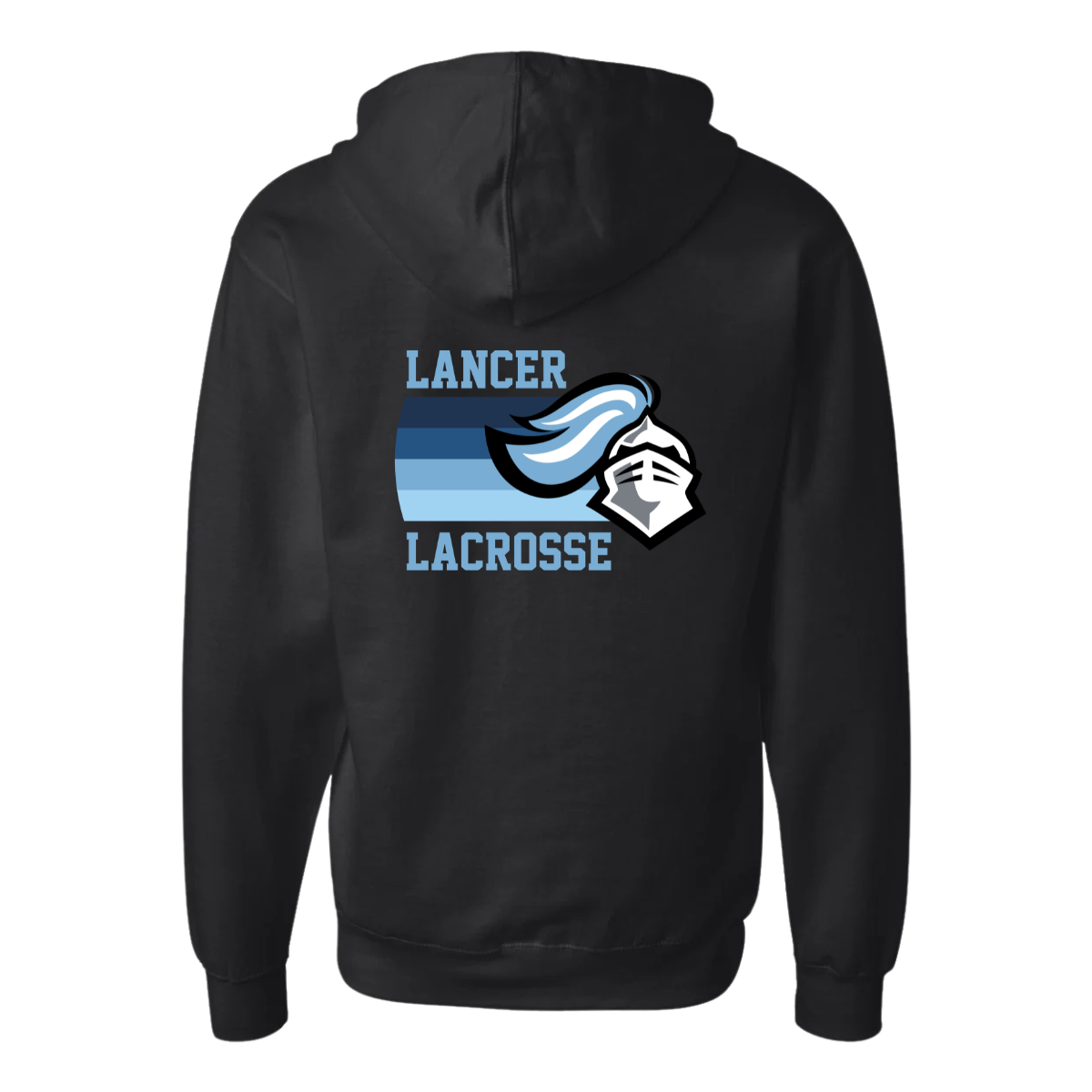 Adult Lancer Lacrosse Fleece Zip Up Hoodie
