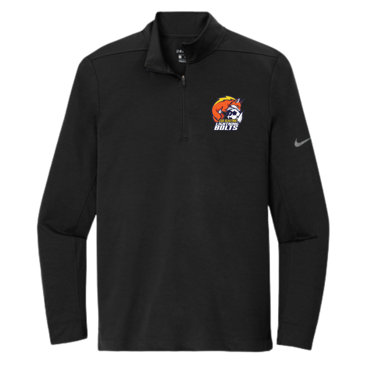 Adult Lightning Bolts Nike Dry 1/2 Zip Cover Up