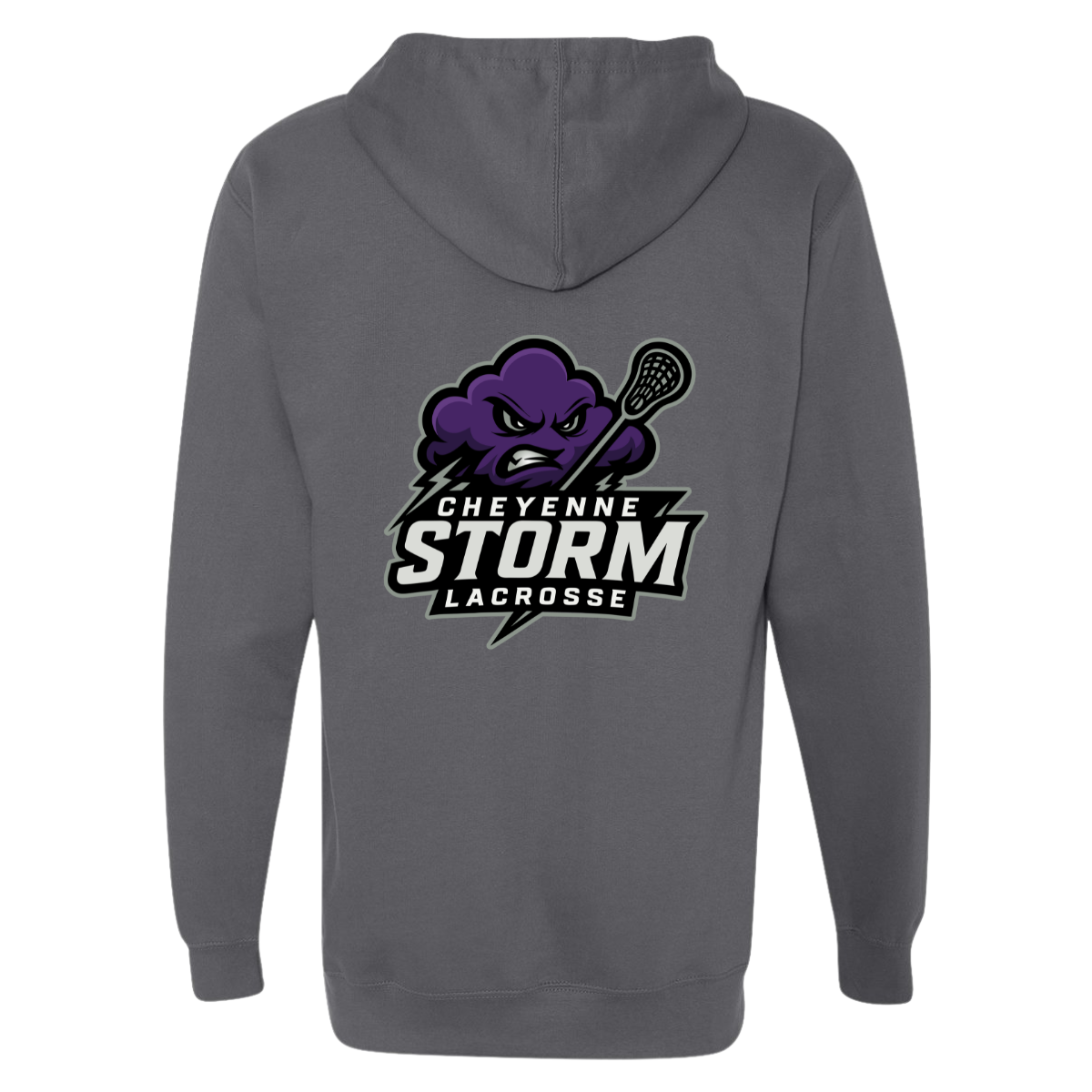 Adult Cheyenne Lacrosse ITC Fleece Zip Up Hoodie
