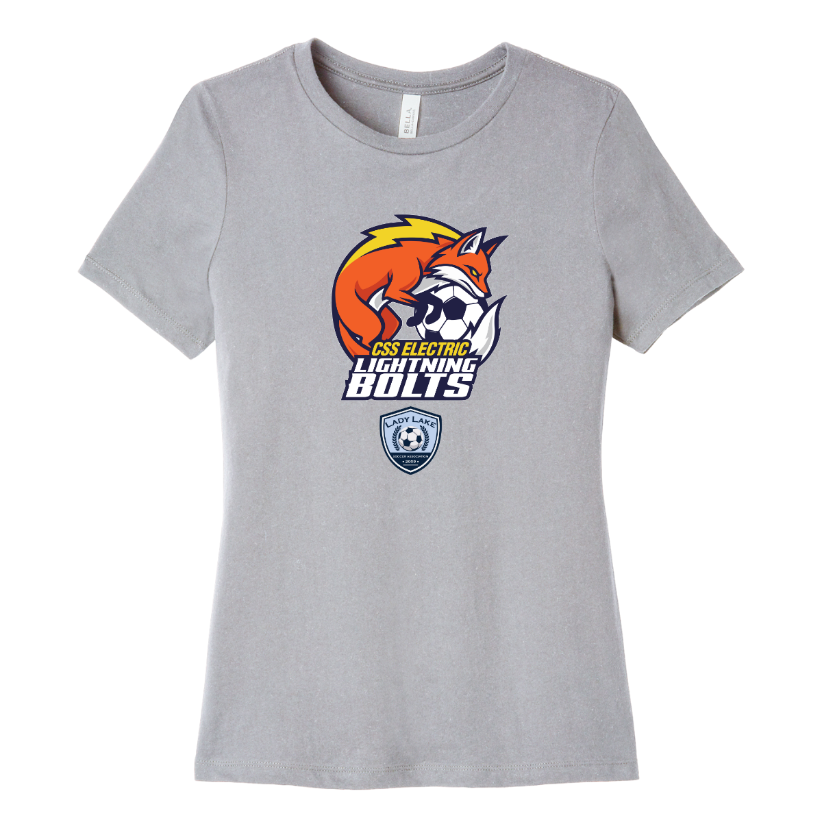 Women’s Lightning Bolts Bella + Canvas Relaxed Jersey T-Shirt