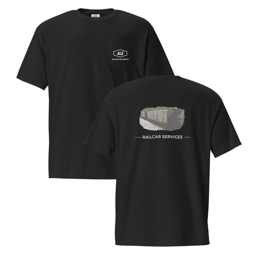 Adult ALE Railcar Services  Comfort Colors Garment-Dyed Pocket T-Shirt