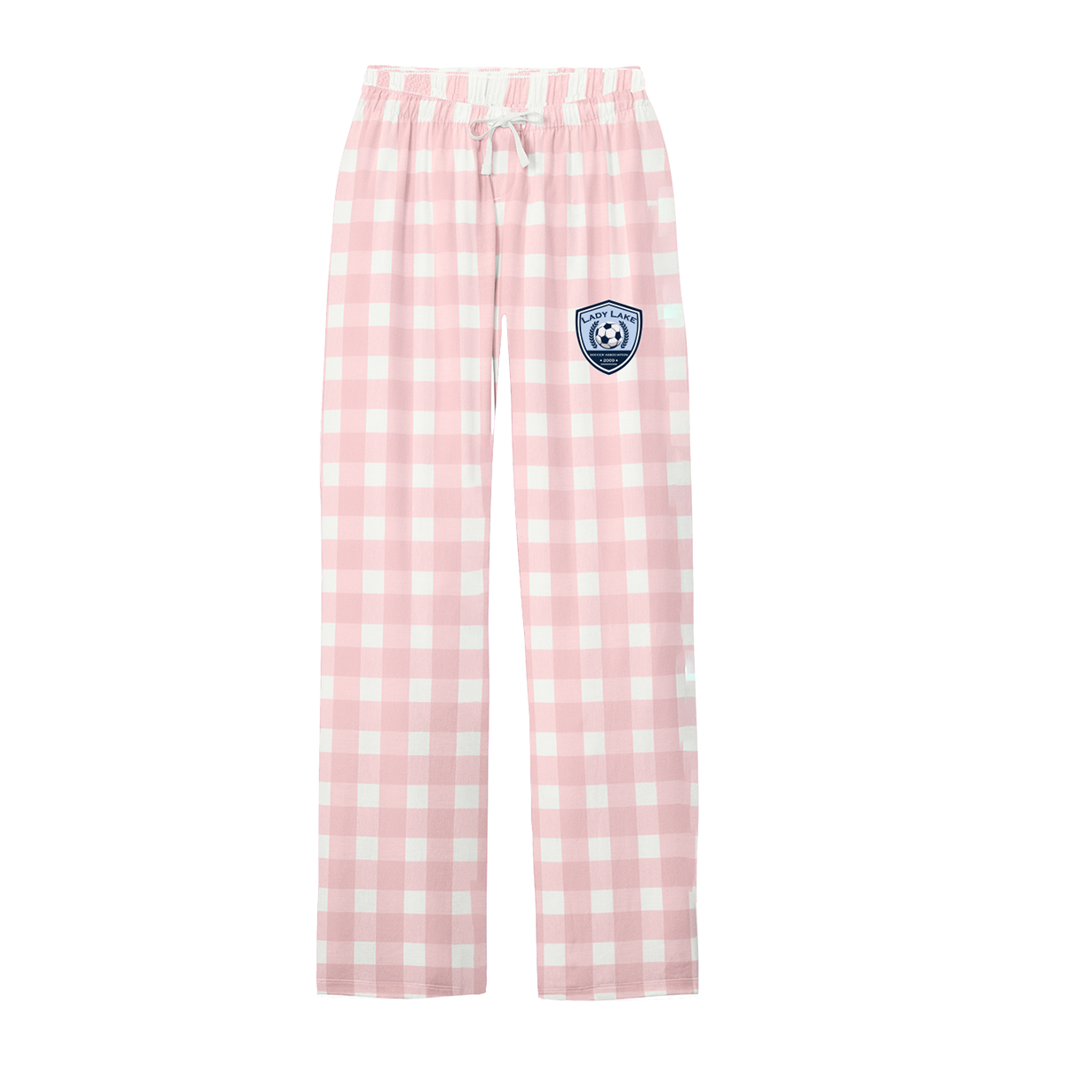 Women's Lady Lake Soccer Association District Flannel Plaid Pant