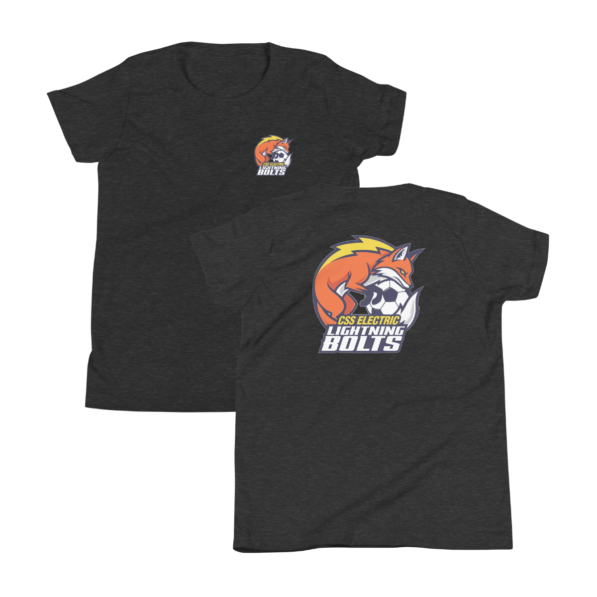Youth Lightning Bolts Bella + Canvas Staple Tee