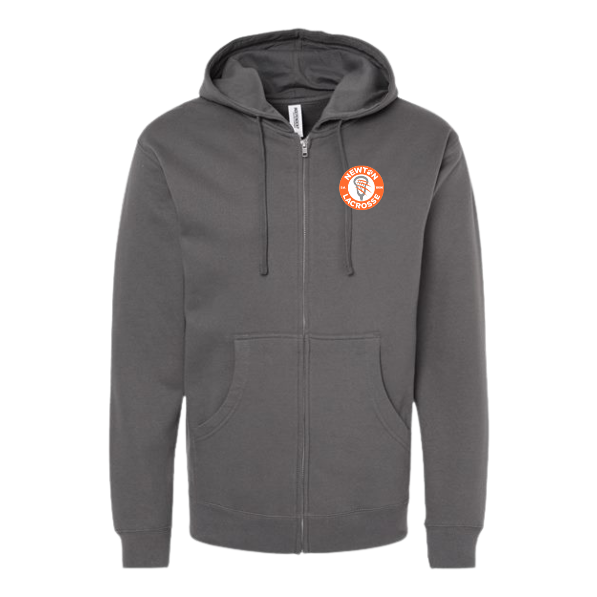 Adult Newton Lacrosse ITC Fleece Zip Up Hoodie