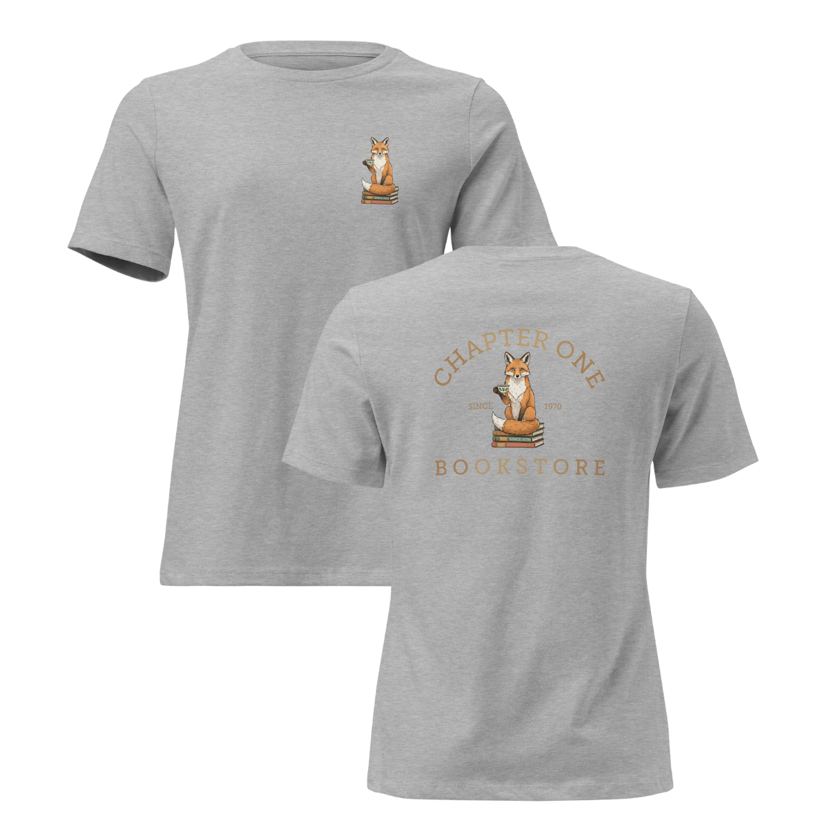 Women's Chapter One Bookstore Bella + Canvas Relaxed T-Shirt
