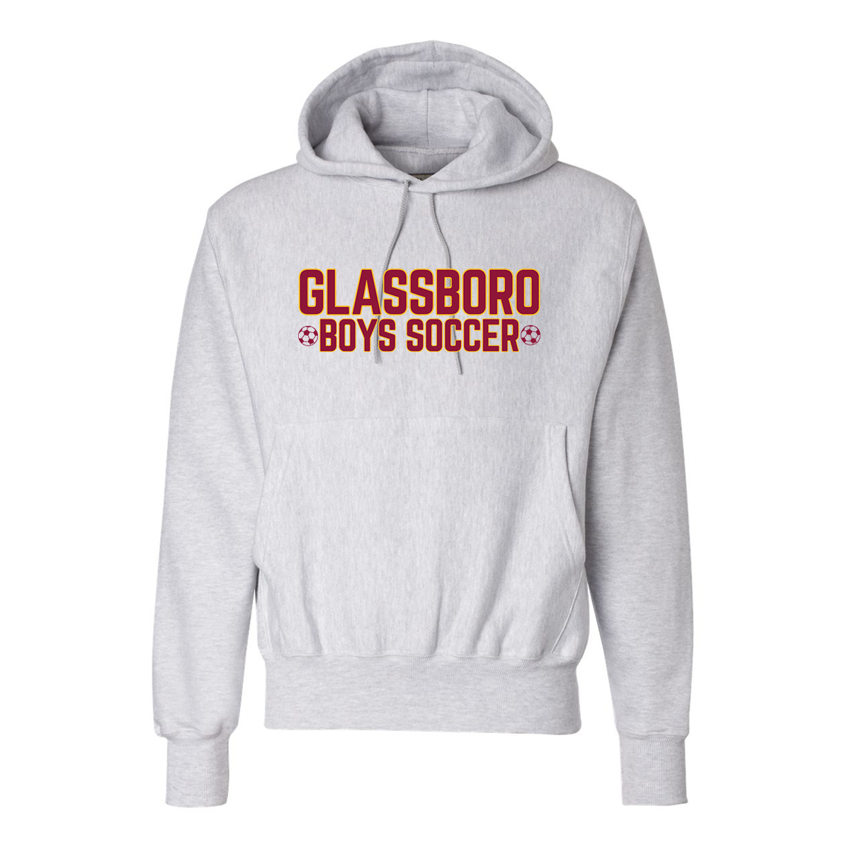 Adult Glassboro Soccer Champion Reverse Weave Hoodie