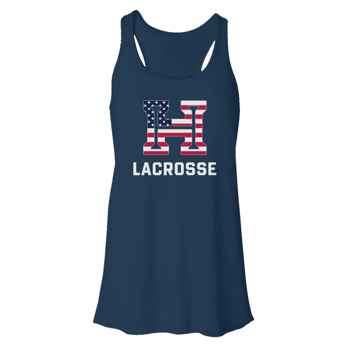 Women's Hoya Lacrosse Flowy Racerback Tank