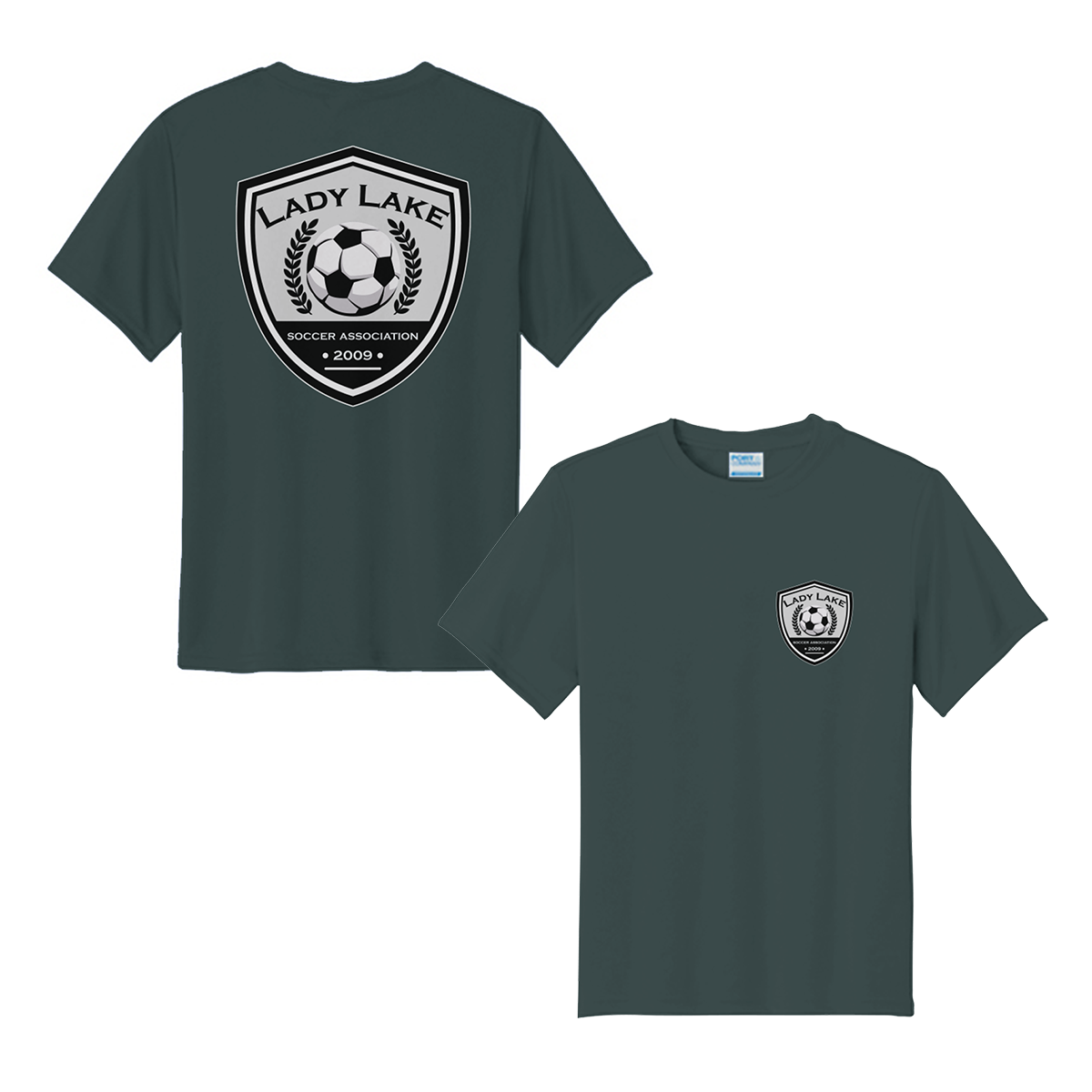Youth Lady Lake Soccer Association Performance T-Shirt
