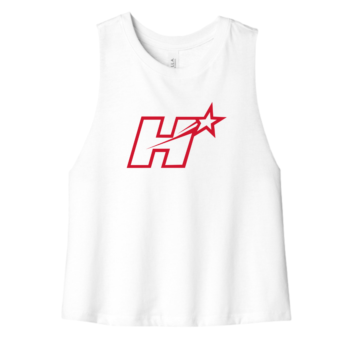 Women's Hopewell All-Stars Bella + Canvas Racerback Cropped Tank
