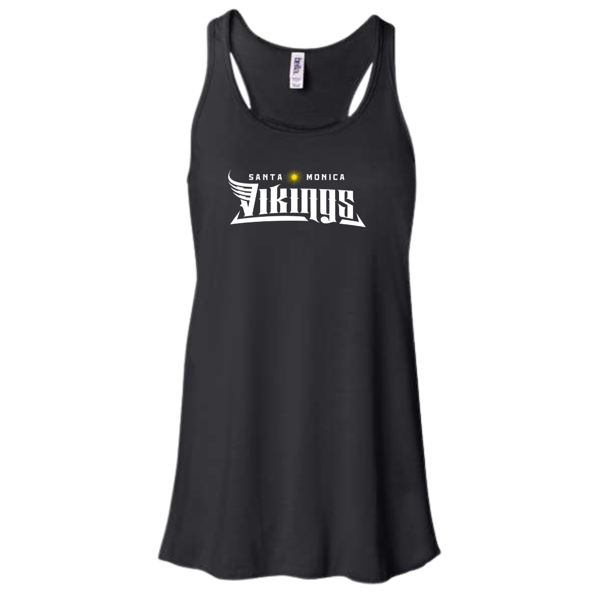 Women's Santa Monica Vikings Flowy Racerback Tank