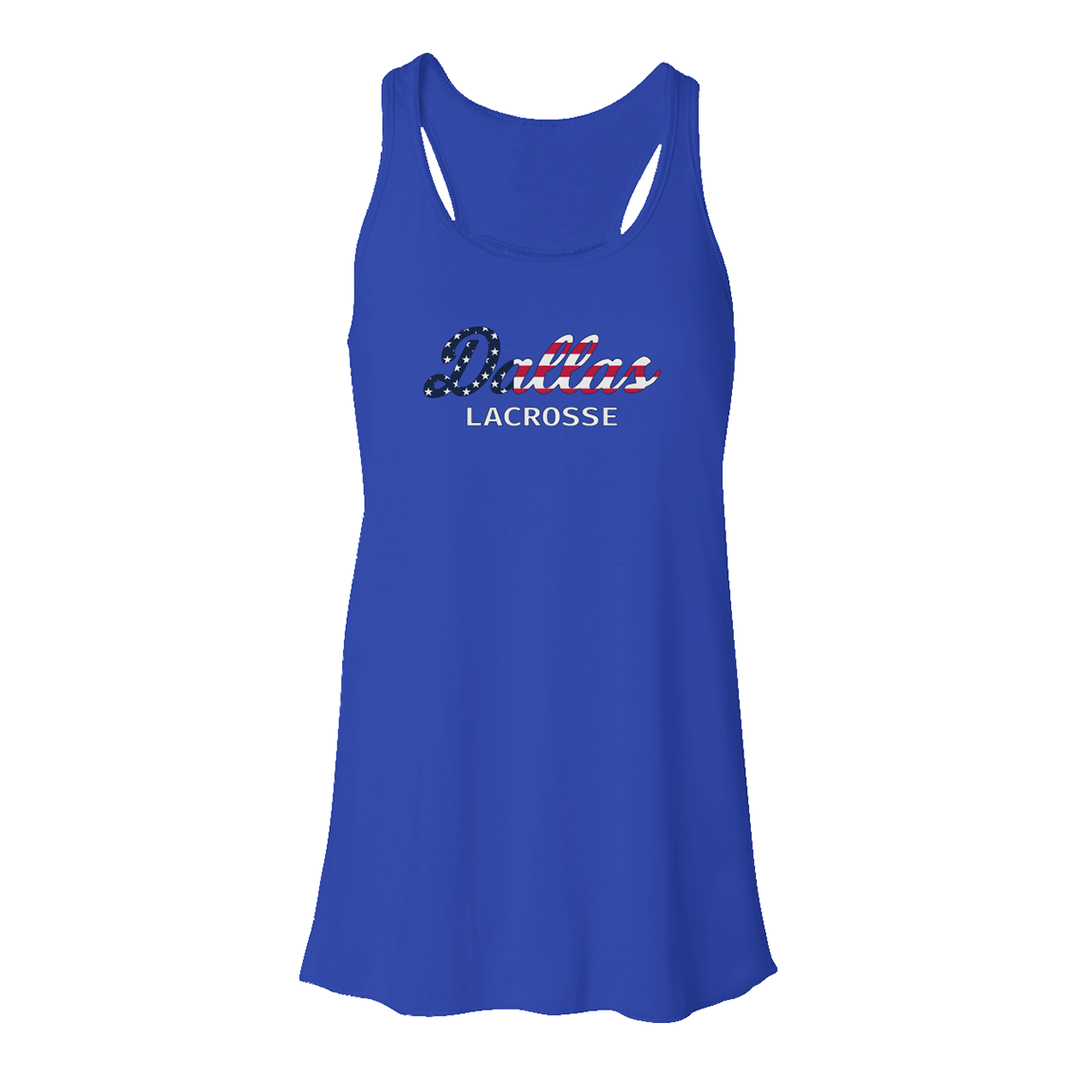 Women's SMU Lacrosse Flowy Racerback Tank