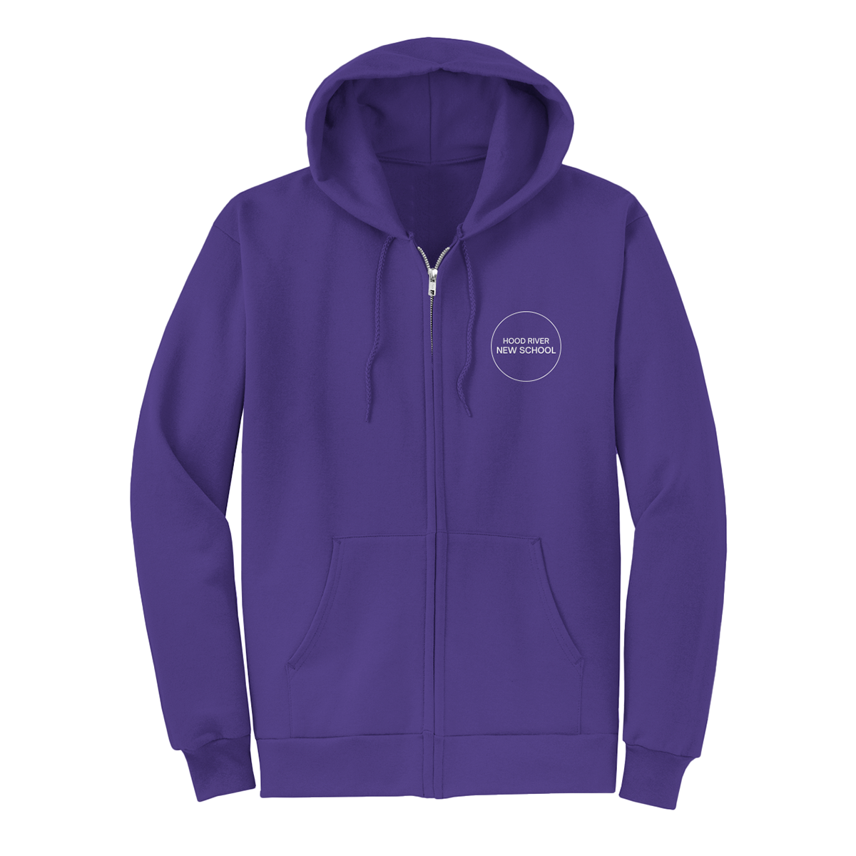 Adult Hood River New School Full Zip Hoodie