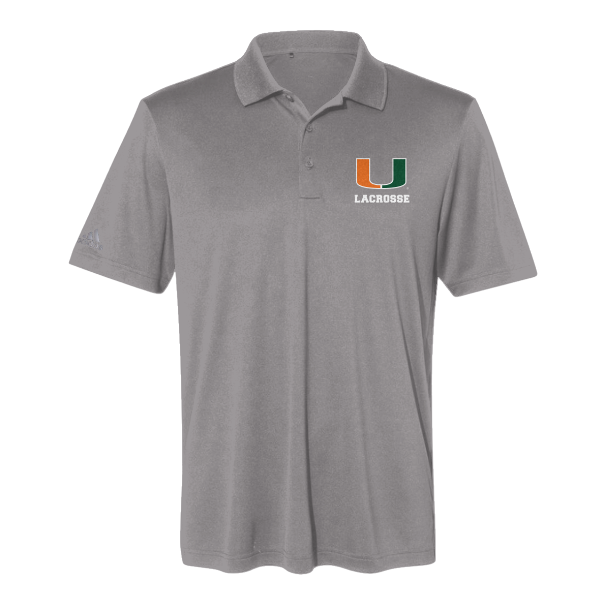 Adult Miami Lacrosse Adidas Performance Polo