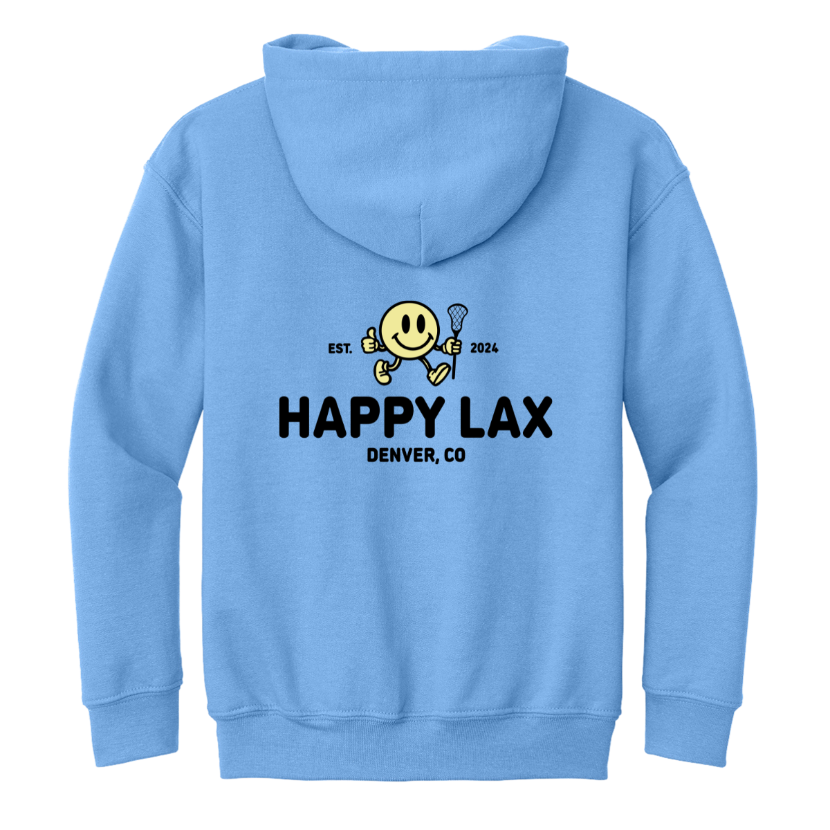 Youth Happy Lax Training Gildan Hoodie