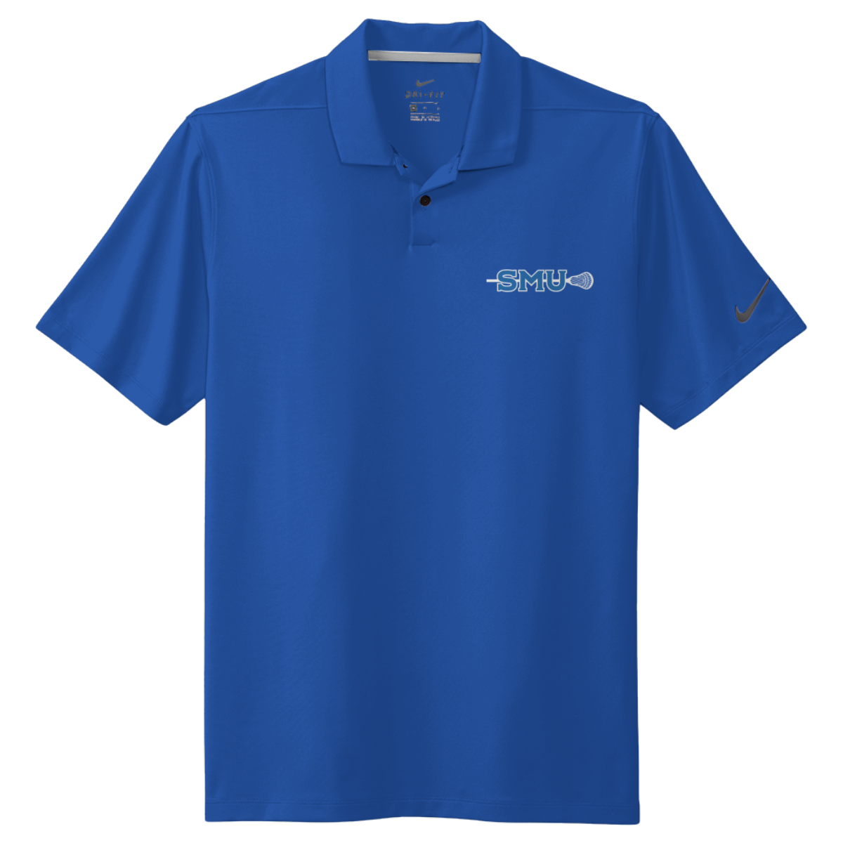 Adult SMU Lacrosse Nike Dri-Fit Vapor Polo
