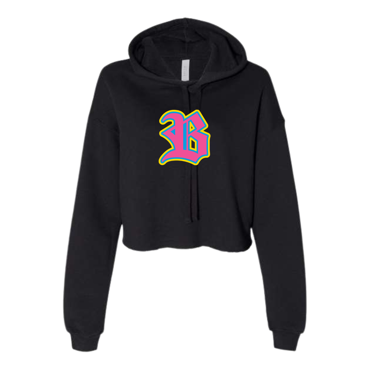 Women's Blacksox Bella + Canvas Cropped Hoodie