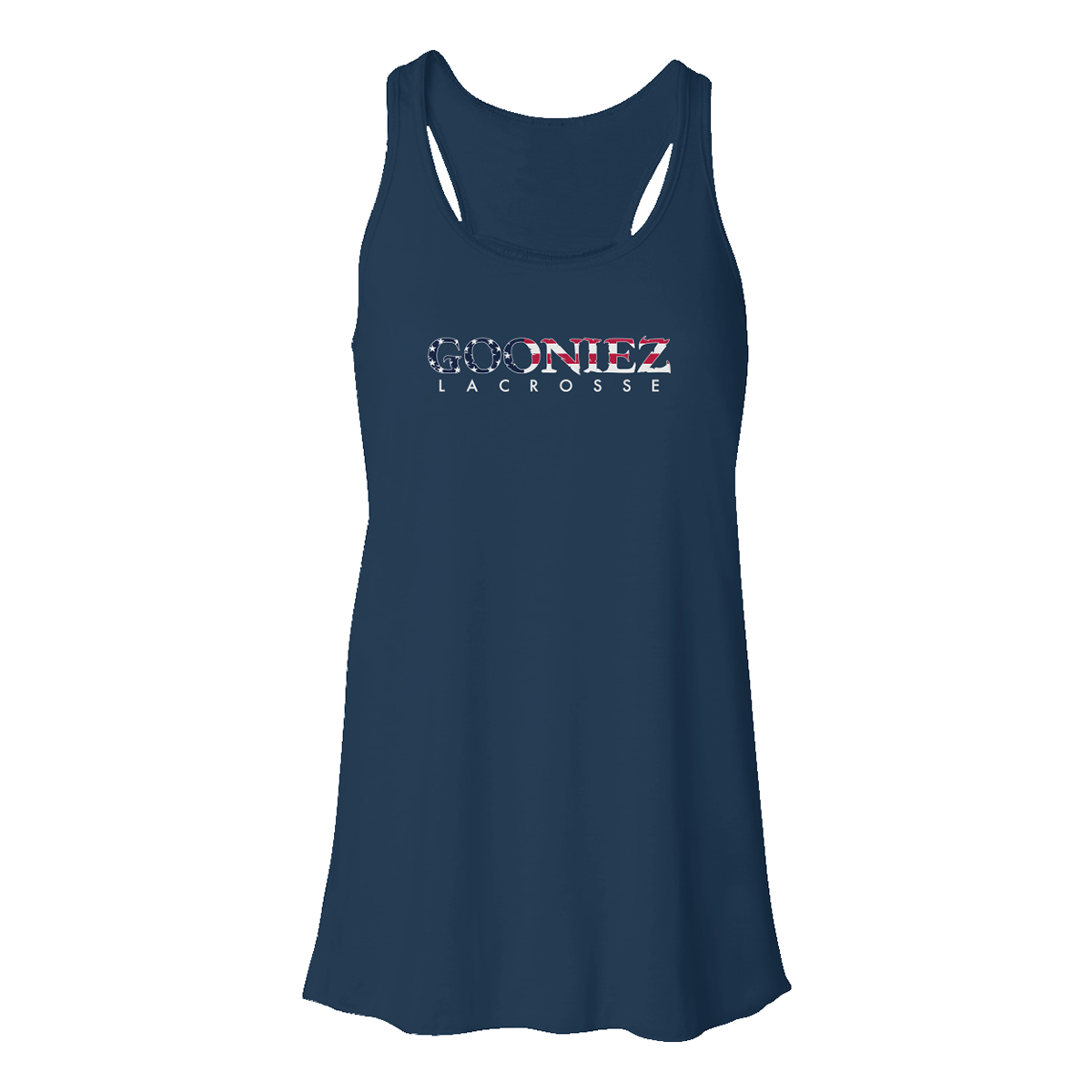 Women's Gooniez Lacrosse Flowy Racerback Tank