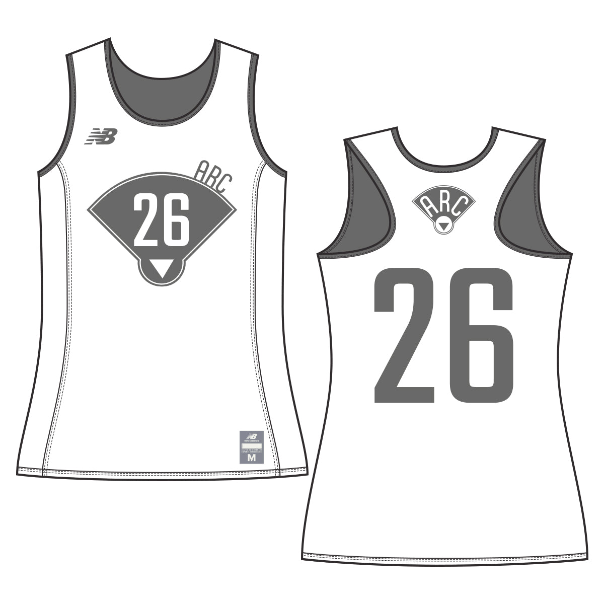 New Balance Women's Club Reversible Racerback