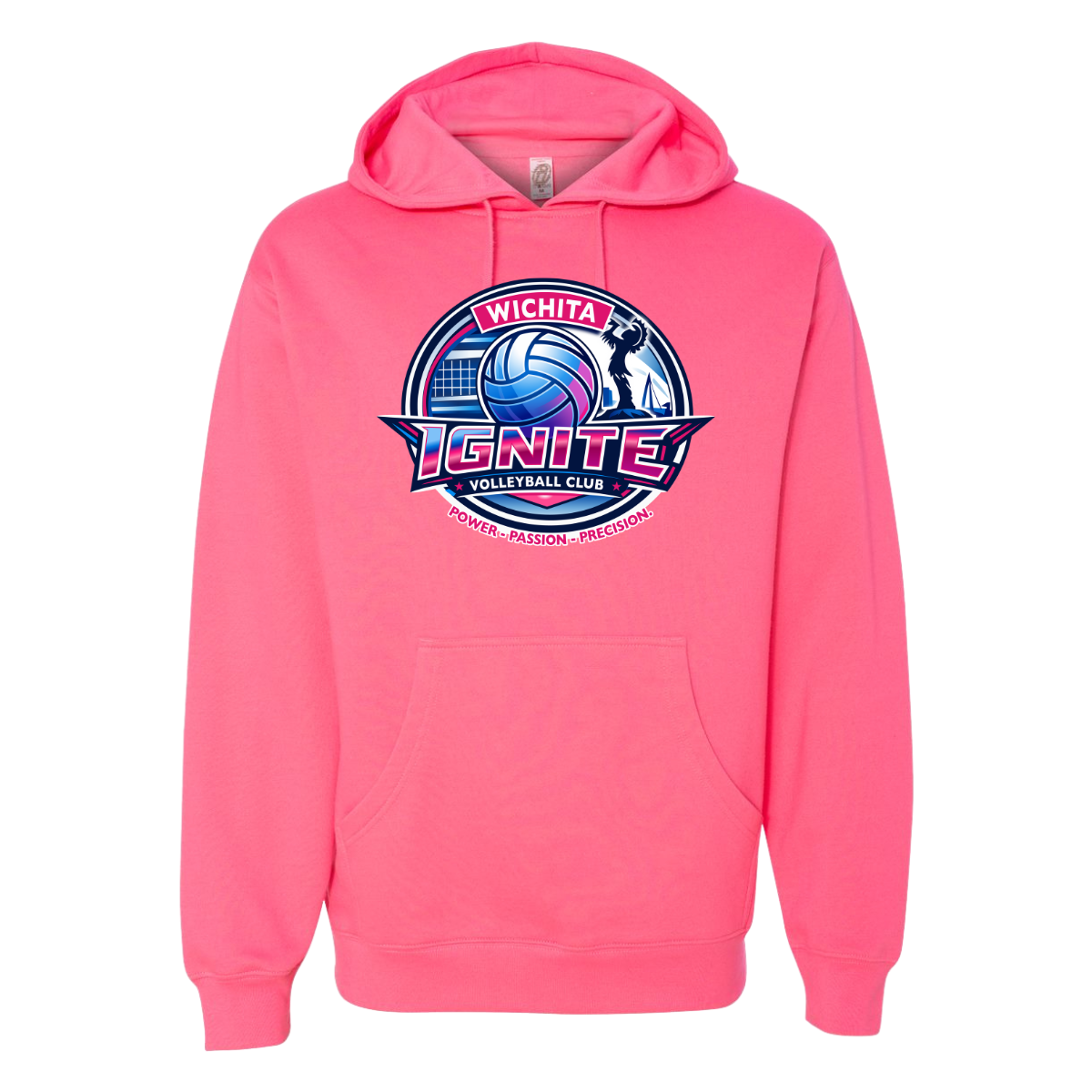 Adult Wichita Ignite Volleyball ITC Midweight Hoodie