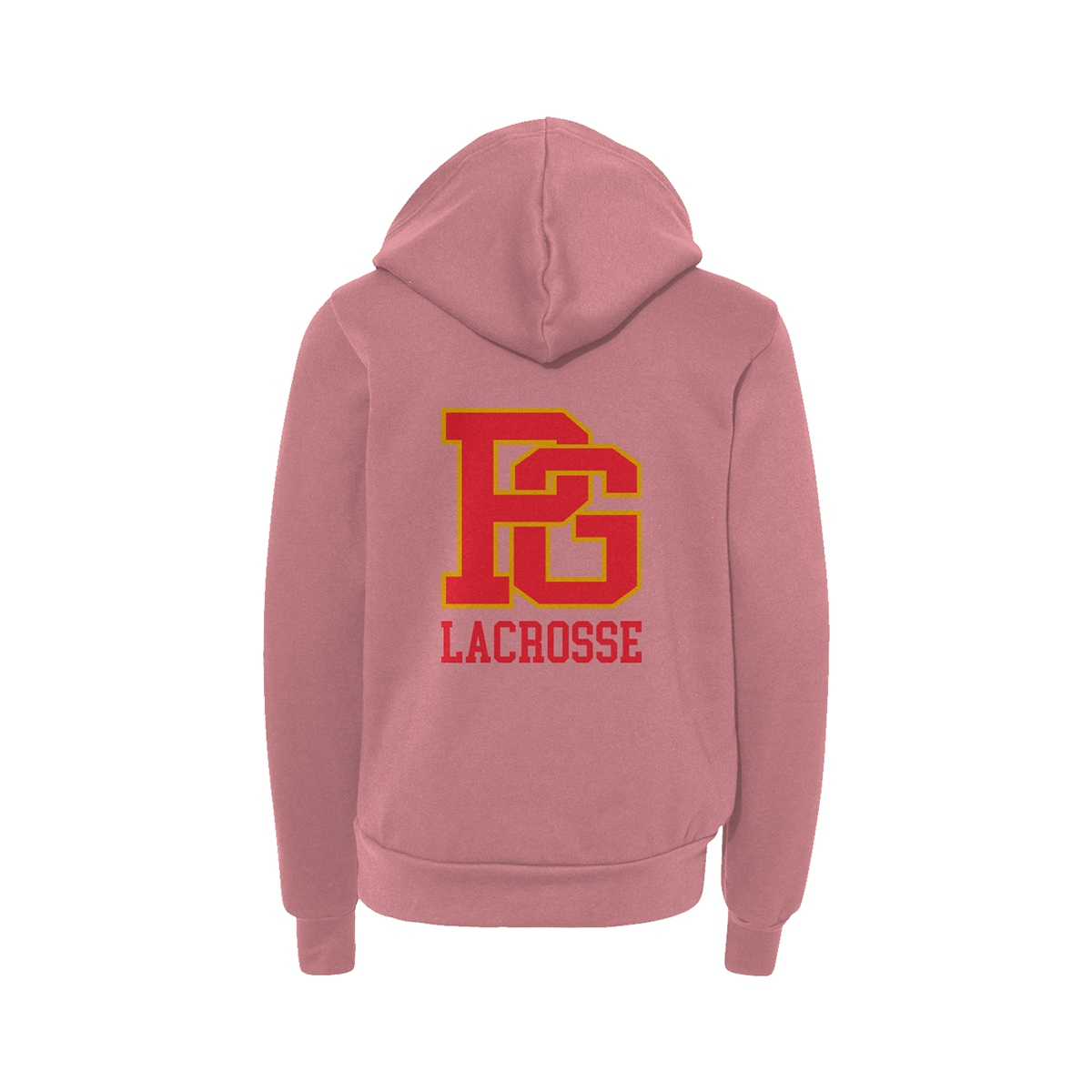 Youth PGHS Lacrosse Bella + Canvas Sponge Fleece Hoodie