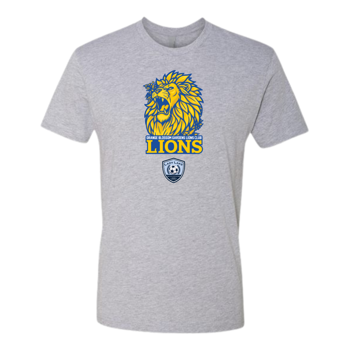 Adult Lions Next Level Cotton T-Shirt