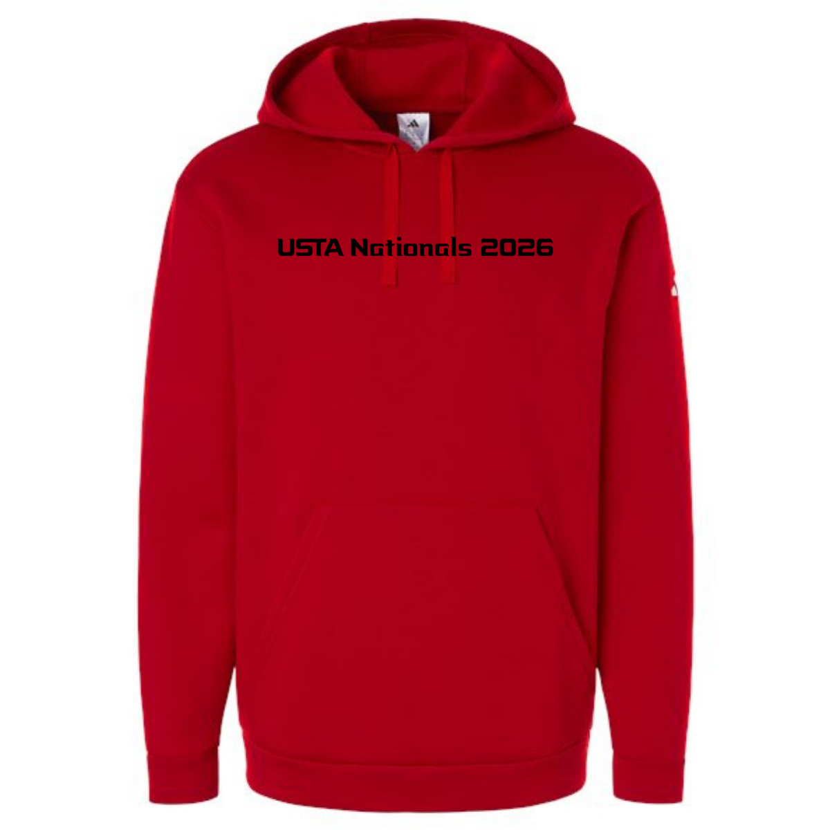 Personalizable - Adult USTA men's team Adidas Fleece Hoodie