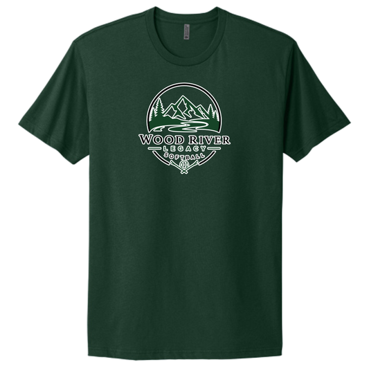 Adult Wood River Legacy Softball Next Level Cotton T-Shirt