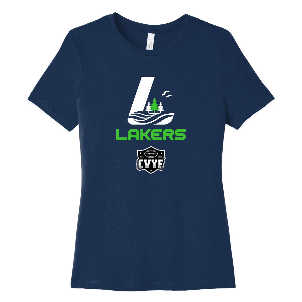 Women’s Lakers Bella + Canvas Relaxed Jersey T-Shirt