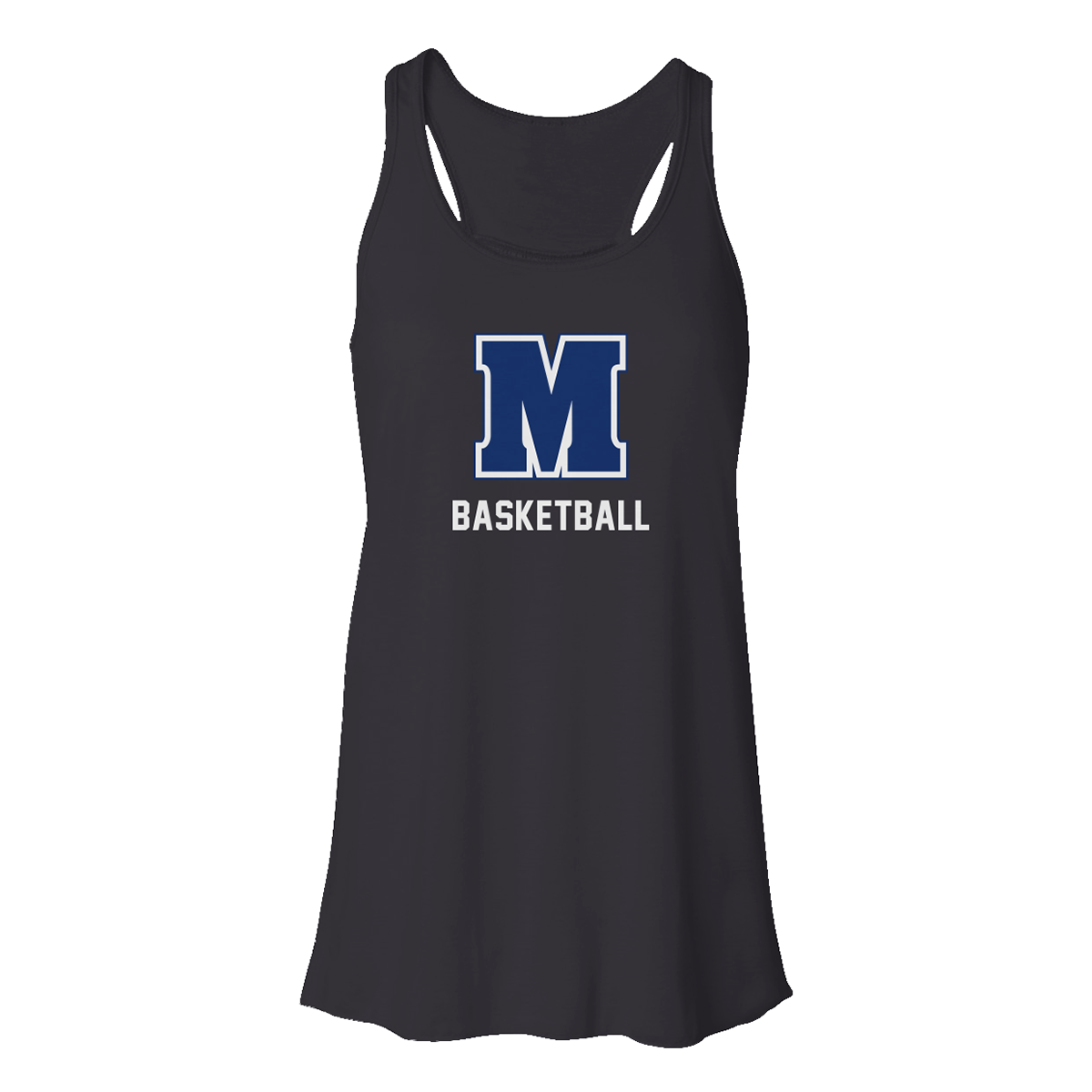 Women's Maclay Basketball Bella + Canvas Flowy Racerback Tank