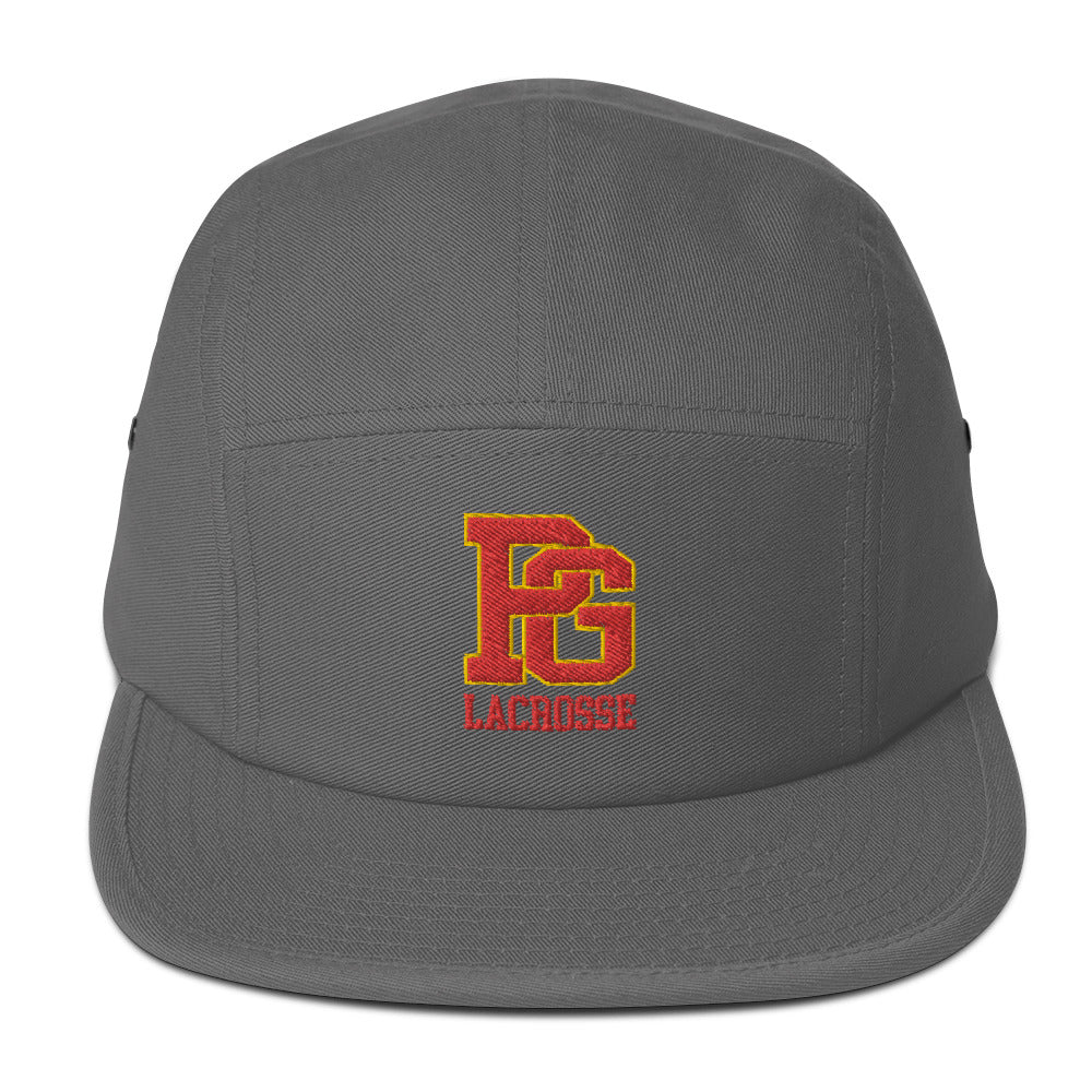 Pacific Grove High School Men's Lacrosse 5 Panel Camper Hat