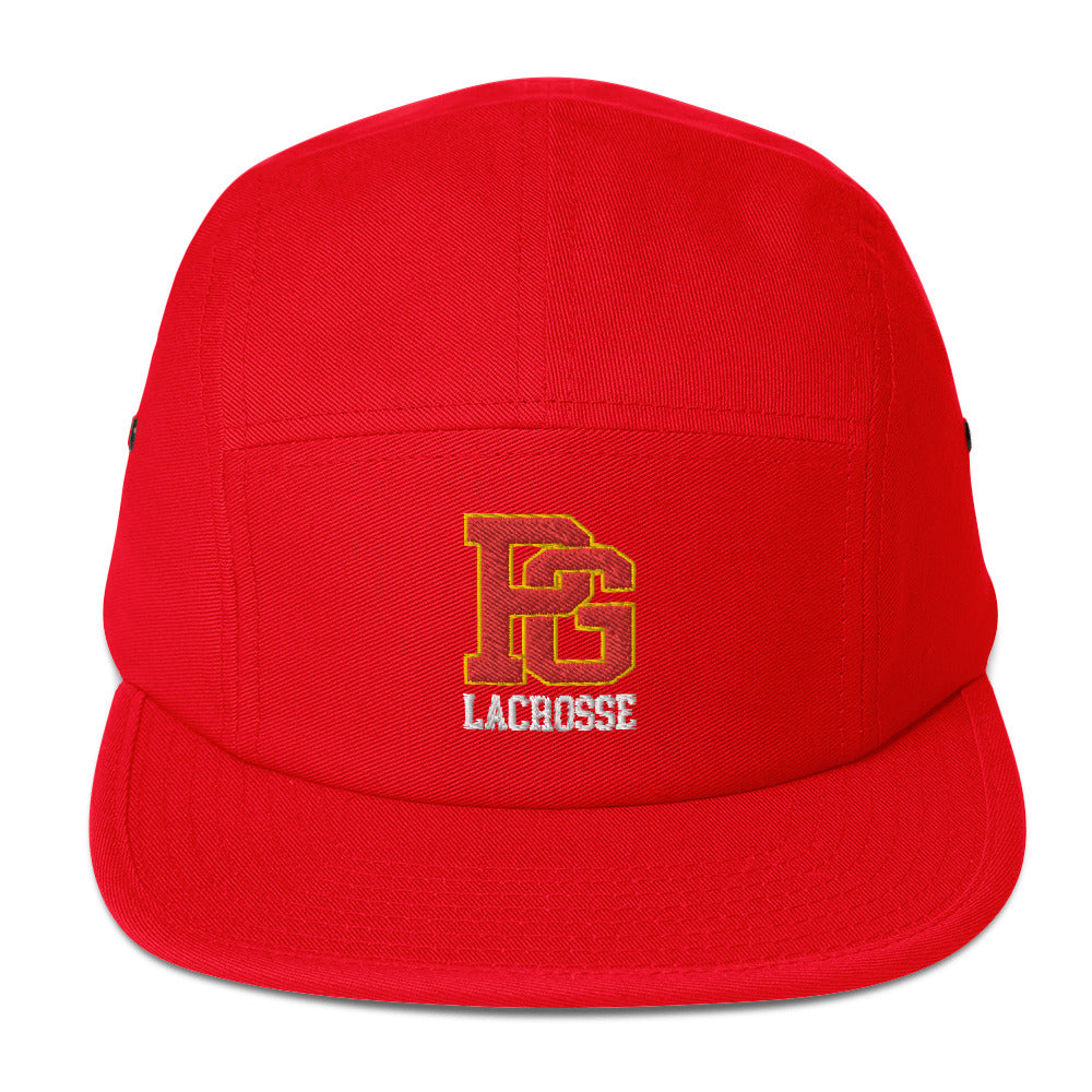 Pacific Grove High School Men's Lacrosse 5 Panel Camper Hat