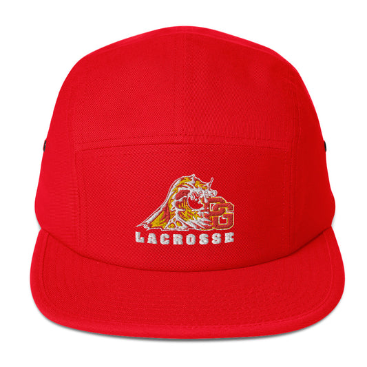 Pacific Grove High School Men's Lacrosse 5 Panel Camper Hat