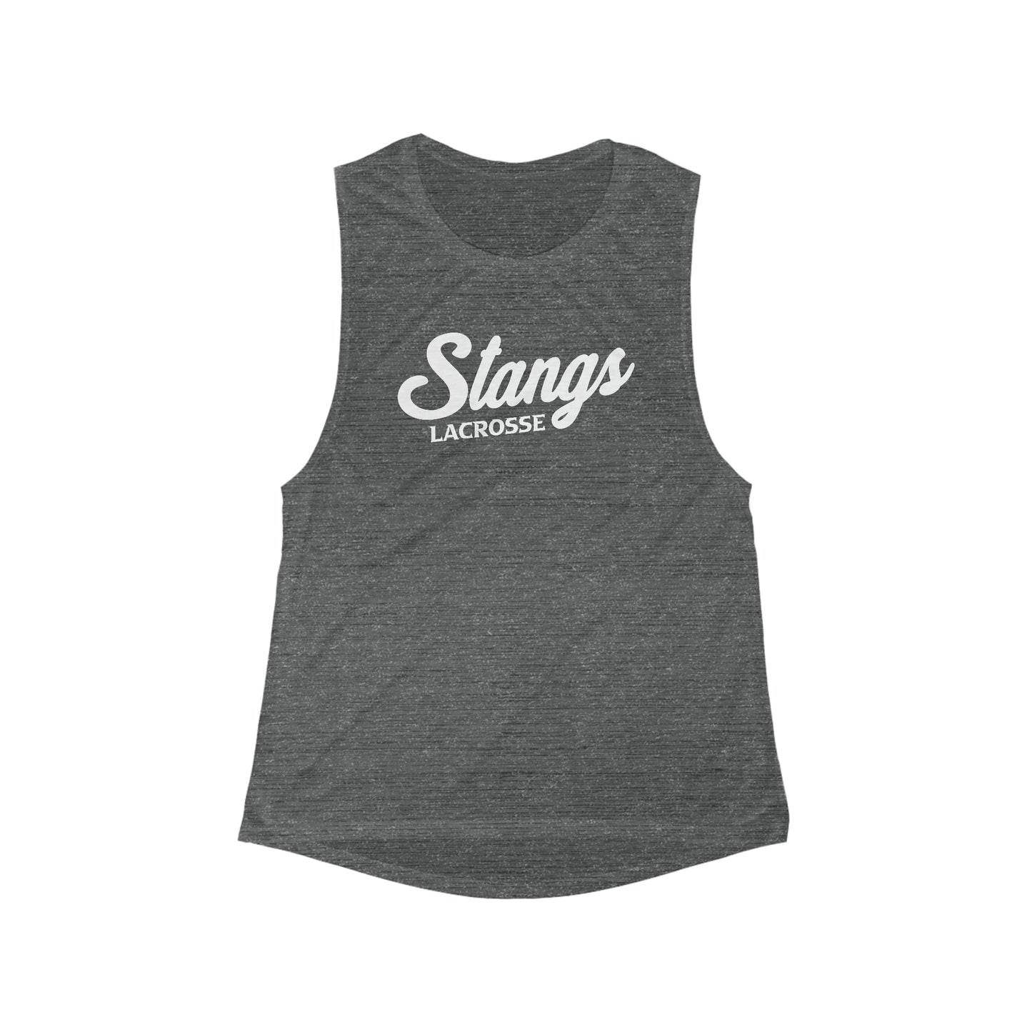 Women's Stangs Lacrosse Club Bella + Canvas Flowy Tank