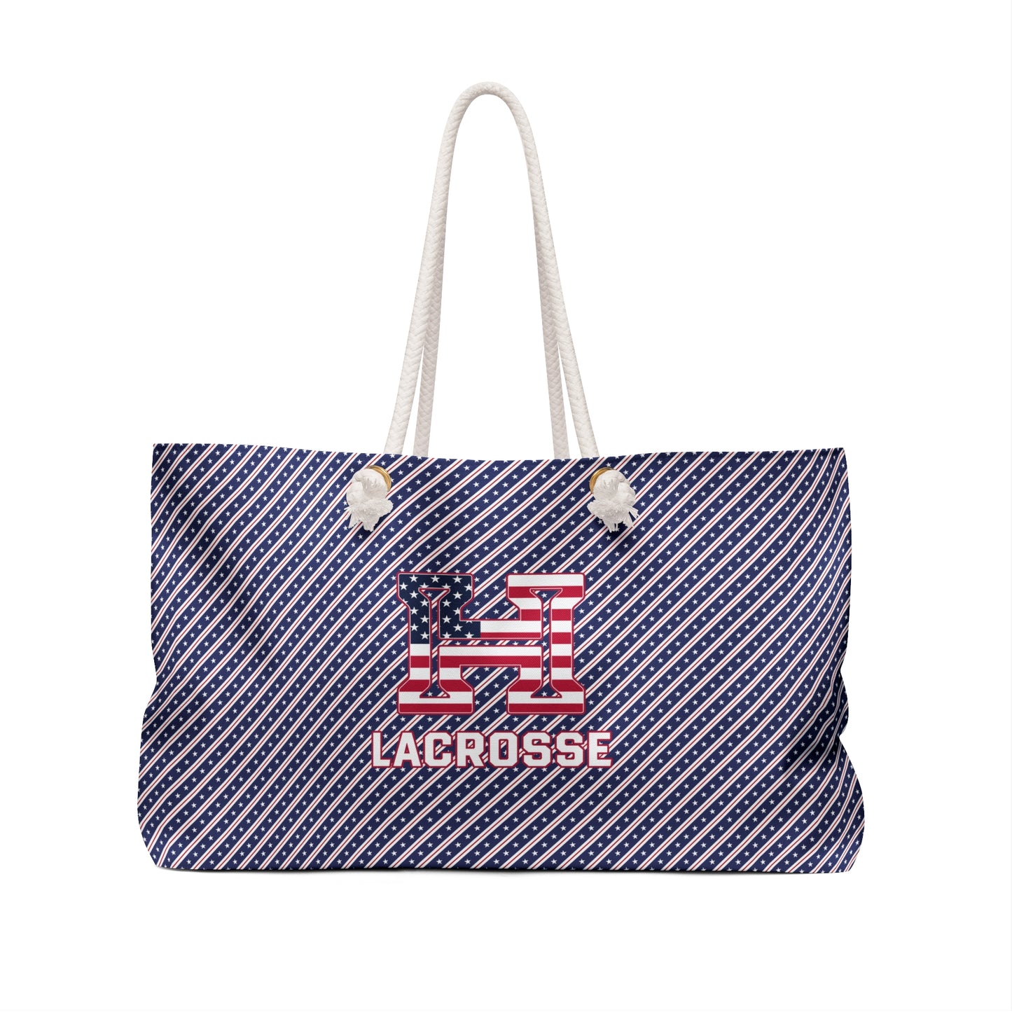 Hoyas Lacrosse Weekender Tote Bag