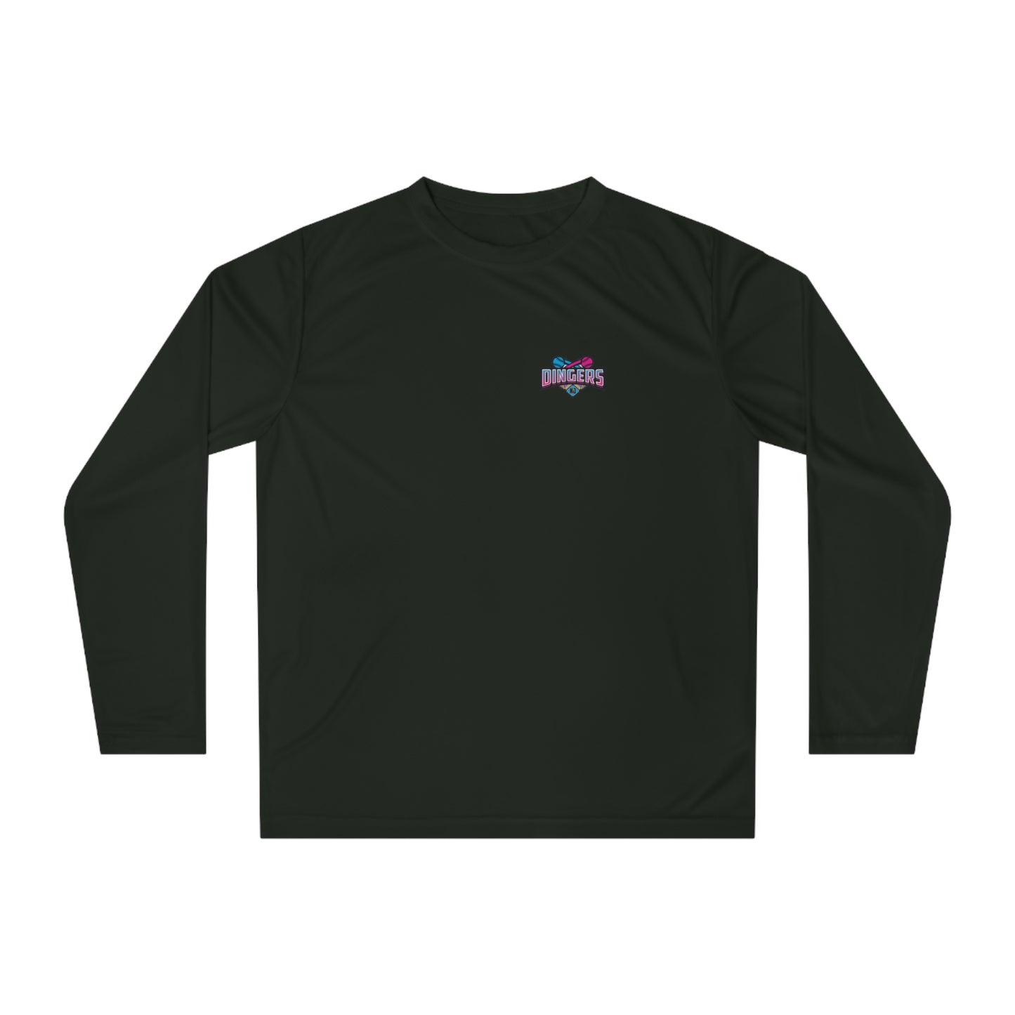 Personalizable - Adult Dingers Gear Team 365 Performance Long Sleeve Shirt