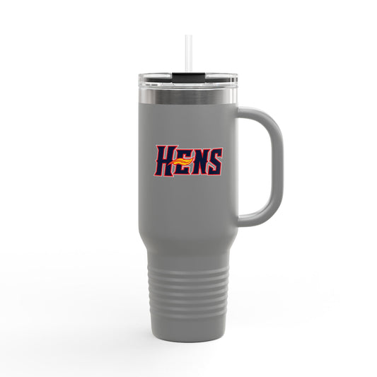 Mudhens Baseball Insulated Travel Mug (40 oz)
