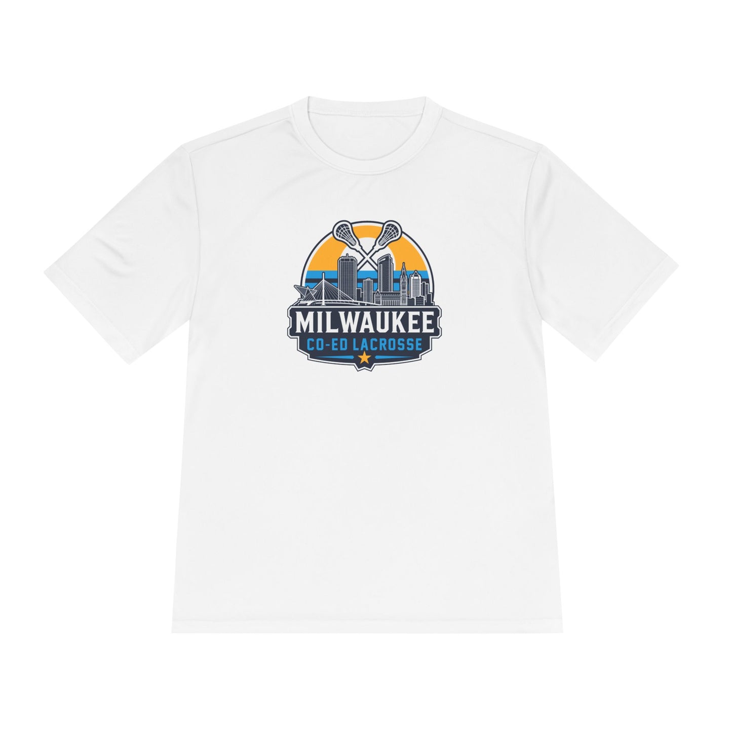 Adult Milwaukee Coed Lacrosse Club Sport-Tek Performance Shirt