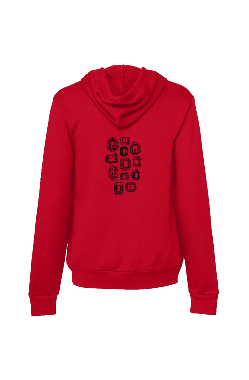 Adult HBK Bella + Canvas Sponge Fleece Pullover Hoodie 2