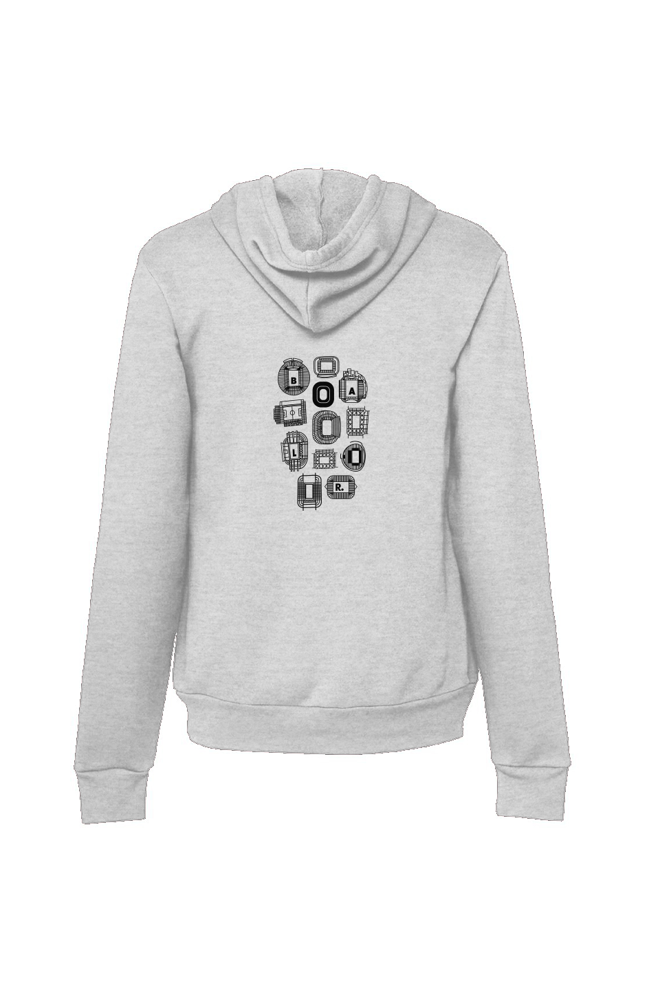 Adult HBK Bella + Canvas Sponge Fleece Pullover Hoodie 2