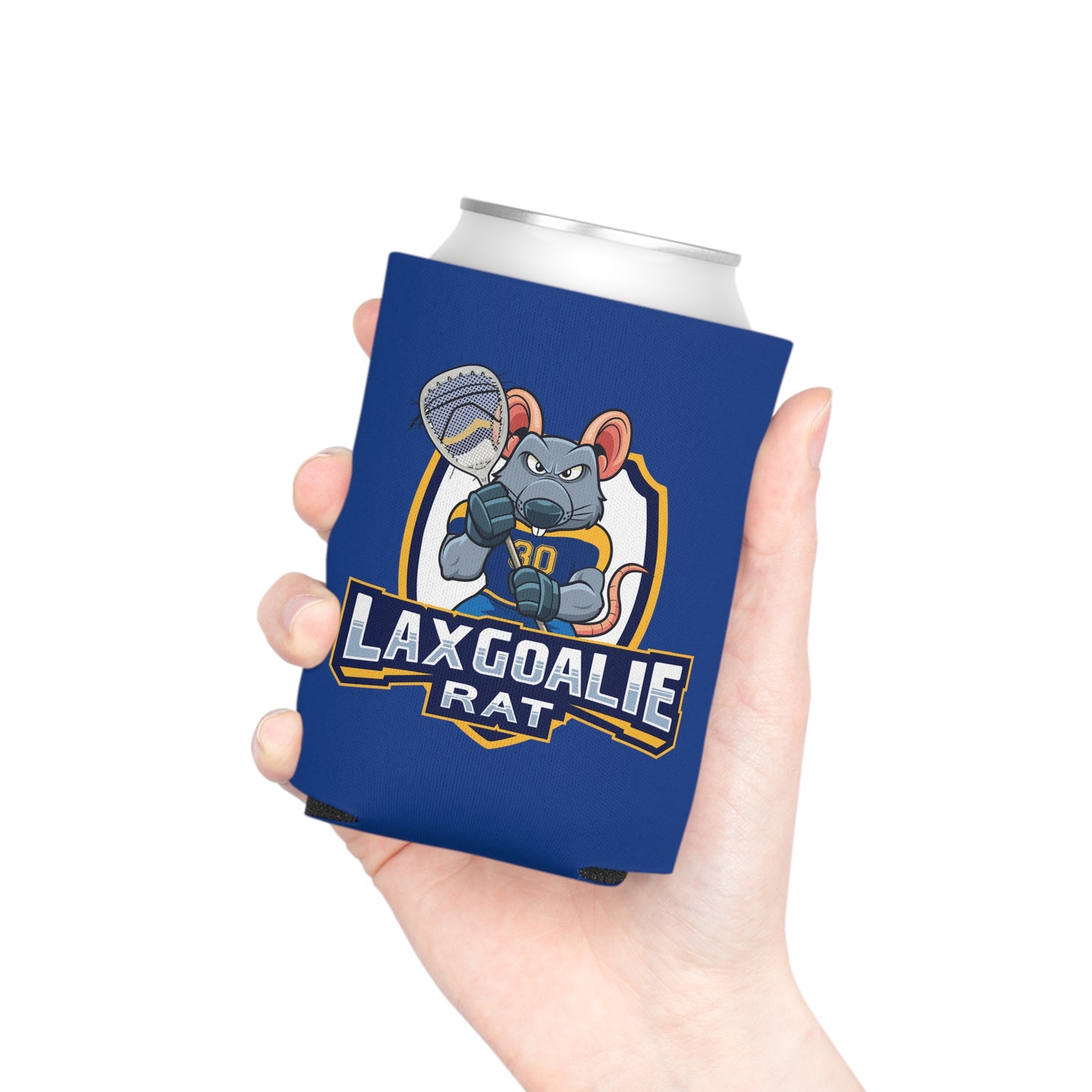Lax Goalie Rat Can Cooler 3-pack