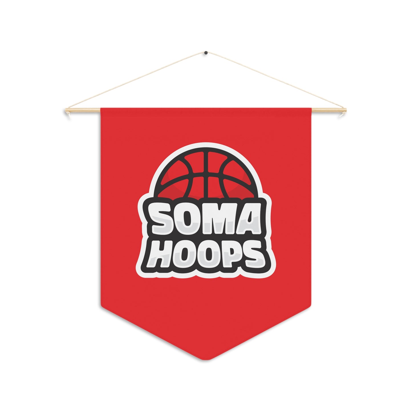 SOMA Basketball Pennant